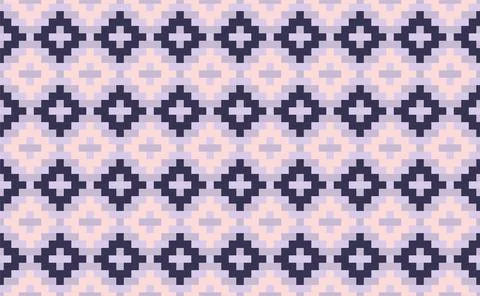 Seamless pattern in the native American style. イラスト素材