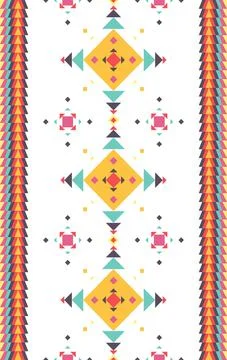 Seamless pattern in the native American style. Stock Illustration
