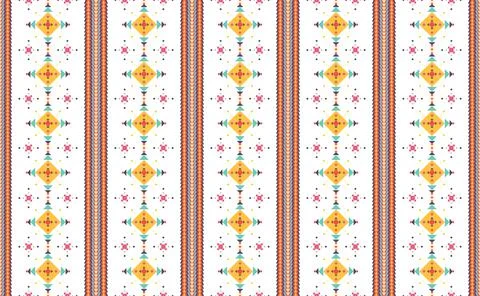 Seamless pattern in the native American style. Illustrazione stock