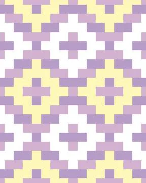 Seamless pattern in the native American style. Illustrazione stock