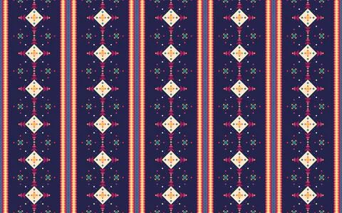 Seamless pattern in the native American style. Stock Illustration