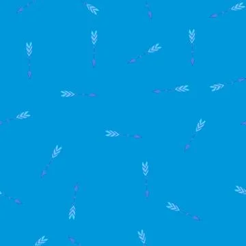 Seamless pattern natural boho arrow cartoon vector Illustrazione stock