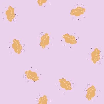 Seamless pattern natural boho cloud cartoon vector Illustrazione stock