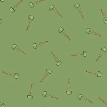 Seamless pattern natural hanging planter cartoon vector 스톡 일러스트
