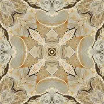 Seamless pattern of natural rock. Yellow and gray texture of natural stone... Stock Illustration