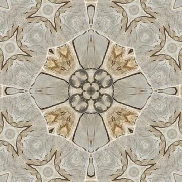 Seamless pattern of natural rock. Yellow and gray texture of natural stone... Stock Illustration