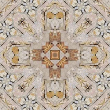 Seamless pattern of natural rock. Yellow and gray texture of natural stone... Stock Illustration