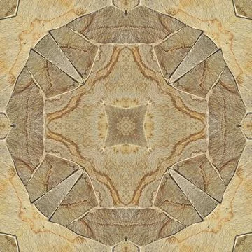Seamless pattern of natural rock. Yellow and gray texture of natural stone... Stock Illustration