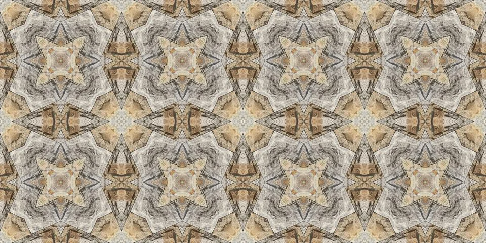 Seamless pattern of natural rock. Yellow and gray texture of natural stone... Stock Illustration