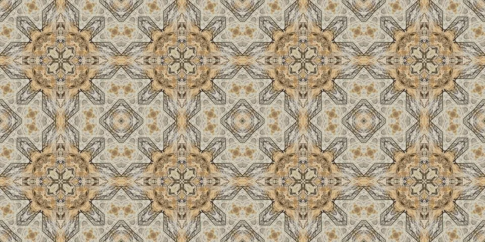 Seamless pattern of natural rock. Yellow and gray texture of natural stone... Stock Illustration