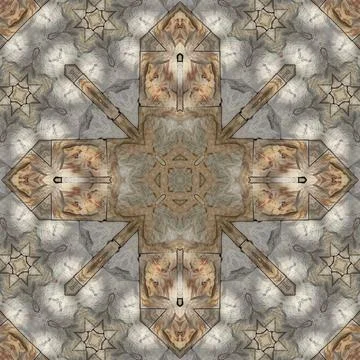 Seamless pattern of natural rock. Yellow and gray texture of natural stone... Stockillustratie