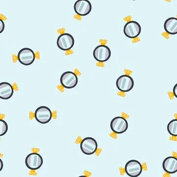 Seamless pattern natural water gas meter cartoon vector Stock Illustration