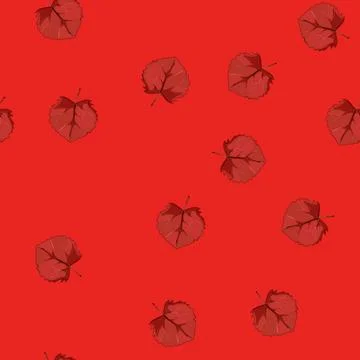 Seamless pattern nature autumn leaf cartoon vector 스톡 일러스트