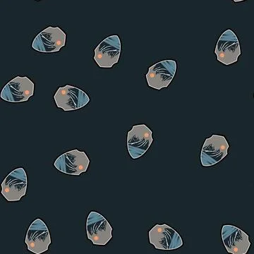 Seamless pattern nature retro mountains badge cartoon vector Stock Illustration
