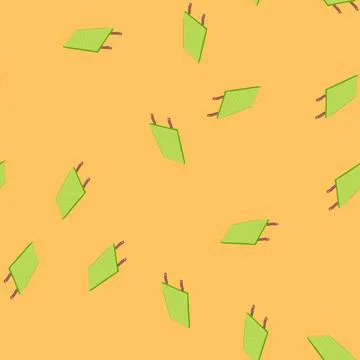 Seamless pattern nature sleeping pad cartoon vector Stock Illustration
