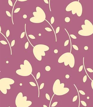 Seamless pattern in nature style Stock Illustration