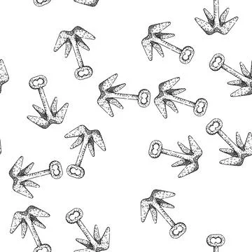 Seamless pattern nautical anchor sketch hand drawn Stock Illustration