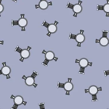 Seamless pattern navigation car holder phone cartoon vector Stockillustratie