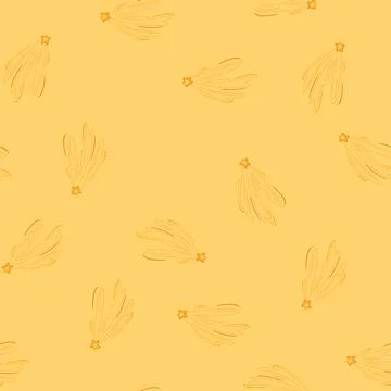 Seamless pattern nebula shooting star space cartoon vector イラスト素材