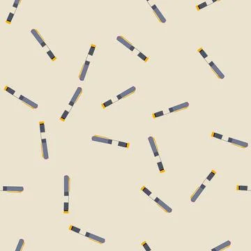 Seamless pattern needle insulin pen cartoon vector Stock Illustration
