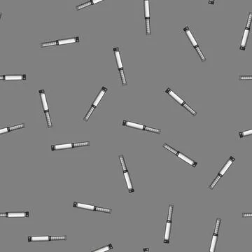 Seamless pattern needle insulin pen cartoon vector Stock Illustration
