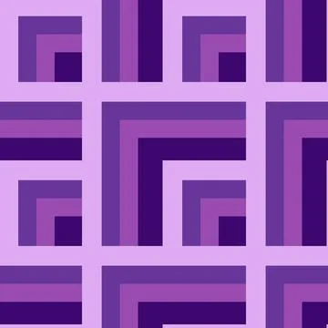 Seamless pattern - needlework - patchwork or patchwork. Design element Illustrazione stock