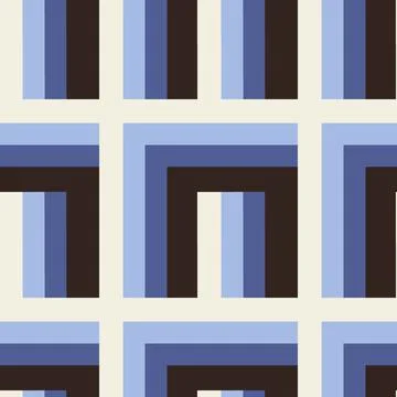 Seamless pattern - needlework - patchwork or patchwork. Design element 库存插图