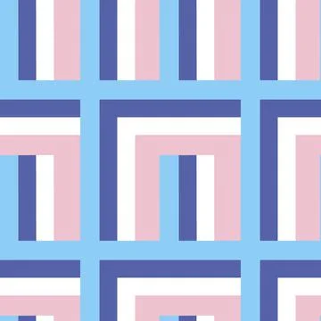 Seamless pattern - needlework - patchwork or patchwork. Design element 스톡 일러스트