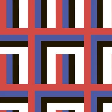 Seamless pattern - needlework - patchwork or patchwork. Design element Stockillustratie