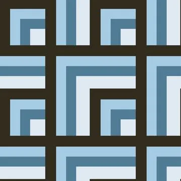 Seamless pattern - needlework - patchwork or patchwork. Design element Stockillustratie