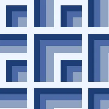 Seamless pattern - needlework - patchwork or patchwork. Design element Stock Illustration