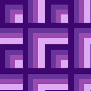 Seamless pattern - needlework - patchwork or patchwork. Design element 库存插图