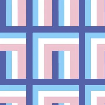 Seamless pattern - needlework - patchwork or patchwork. Design element 库存插图