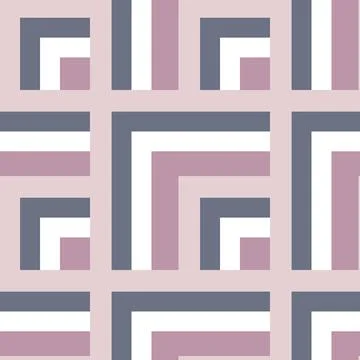 Seamless pattern - needlework - patchwork or patchwork. Design element Illustrazione stock