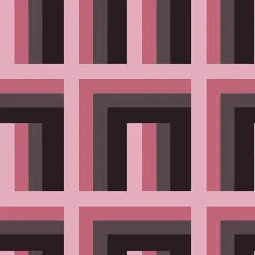 Seamless pattern - needlework - patchwork or patchwork. Design element 库存插图