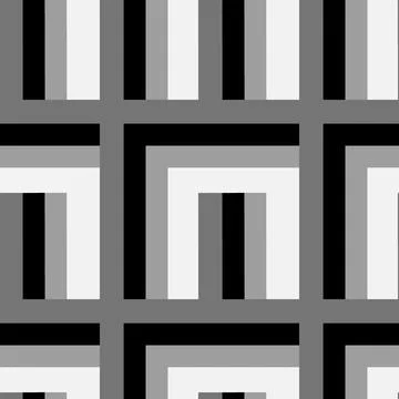 Seamless pattern - needlework - patchwork or patchwork. Design element Illustrazione stock