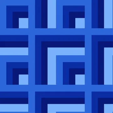 Seamless pattern - needlework - patchwork or patchwork. Design element Stock Illustration