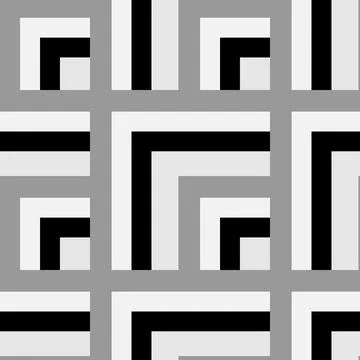 Seamless pattern - needlework - patchwork or patchwork. Design element 스톡 일러스트