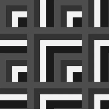 Seamless pattern - needlework - patchwork or patchwork. Design element Stockillustratie