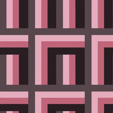 Seamless pattern - needlework - patchwork or patchwork. Design element 库存插图