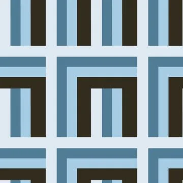 Seamless pattern - needlework - patchwork or patchwork. Design element Stock Illustration