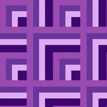 Seamless pattern - needlework - patchwork or patchwork. Design element 库存插图