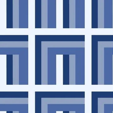 Seamless pattern - needlework - patchwork or patchwork. Design element 库存插图