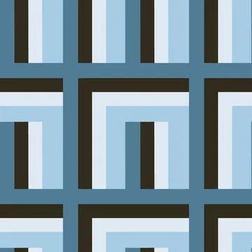 Seamless pattern - needlework - patchwork or patchwork. Design element Stock Illustration