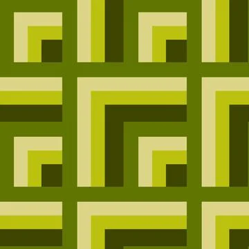 Seamless pattern - needlework - patchwork or patchwork. Design element Stock Illustration