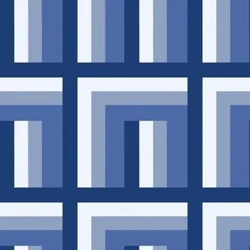 Seamless pattern - needlework - patchwork or patchwork. Design element Illustrazione stock