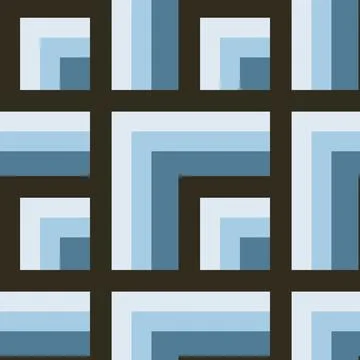 Seamless pattern - needlework - patchwork or patchwork. Design element Stockillustratie