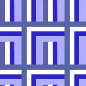 Seamless pattern - needlework - patchwork or patchwork. Design element Illustrazione stock