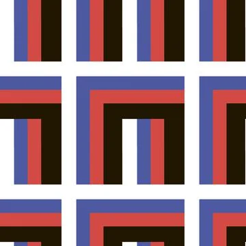 Seamless pattern - needlework - patchwork or patchwork. Design element Stock Illustration