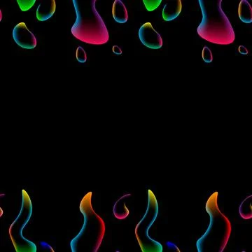 Seamless pattern neon Abstract colored liquid lava lamp Stock-Illustration